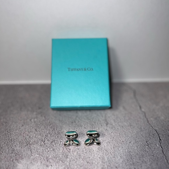 Tiffany & Co. Silver Knot Cufflinks
